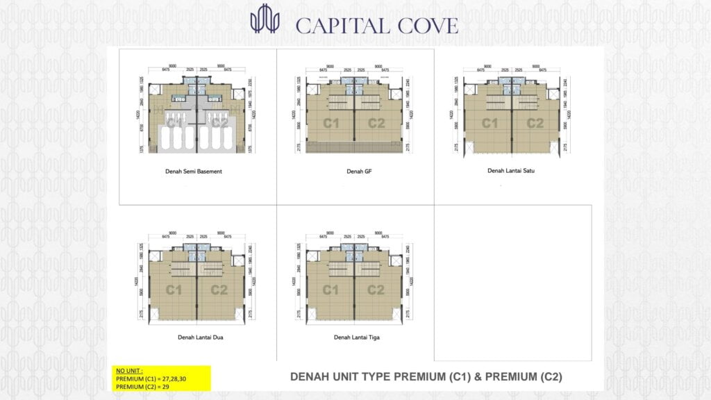 Capital Cove Tipe Premium