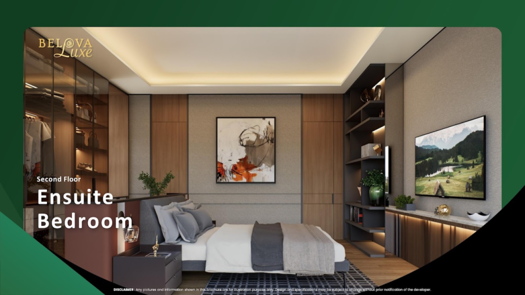 master bedroom belova luxe terravia bsd tipe 8x18