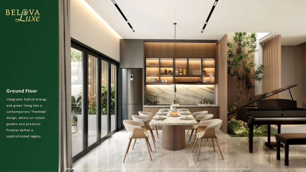 ground floor belova luxe terravia bsd tipe 8x18