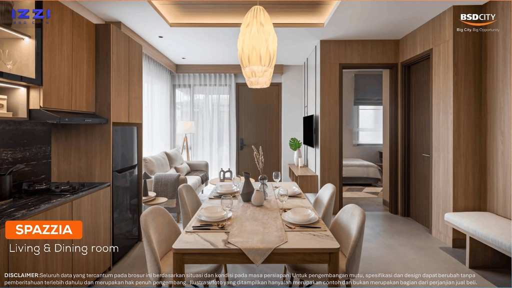 dining area spazzia izzi bsd