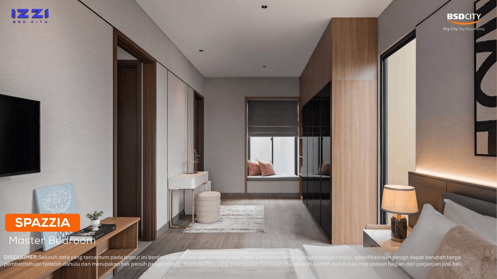 master bedroom spazzia izzi bsd