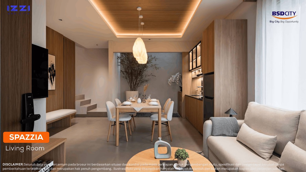 living room spazzia izzi bsd